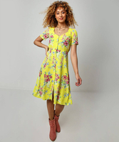 Button Through Mini Dress