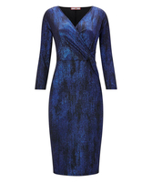Crinkle Wrap Dress
