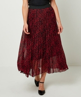 Dotty Pleated Skirt