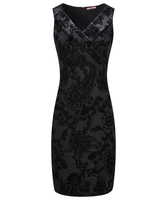 Fancy Flocked Dress