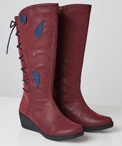 Feeling Free Lace Back Boots