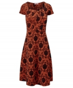 Funky Flocked Dress