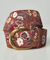 Ibiza Town Embroidered Belt