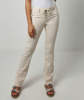 Lace Up Jeans