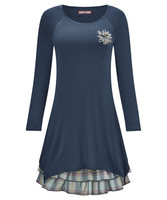 Layered Check Tunic