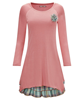 Layered Check Tunic