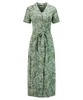 Leafy Shirt Dress