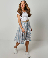 Linen Mix Skirt