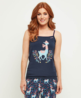 Loopy Llama Pyjama Vest Top