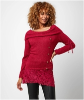 Lovely Lace Detail Knit