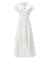 Lovely Linen Blend Dress
