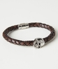 Luxury Leather Skull Bracelet