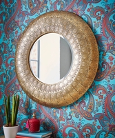Magnificent Cutwork Gold Mirror