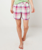 Mix And Match Check Pyjama Shorts