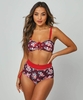 Mix And Match Floral High Waisted Bikini Bottoms