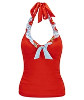 Mix And Match Halterneck Tankini Top