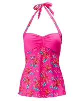Mix And Match Halterneck Tankini Top