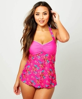 Mix And Match Halterneck Tankini Top