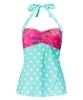 Mix And Match Halterneck Tankini Top