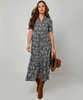 Monochrome Floral Dress