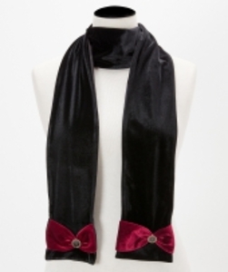 Mystery Velvet Skinny Scarf
