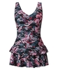 Oriental Printed Swimdress