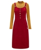 Our Favourite Cord Pinafore Dress
