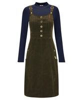 Our Favourite Cord Pinafore Dress