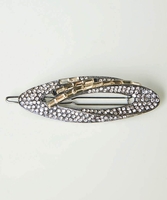 Oval Vintage Hair Jewel Clip