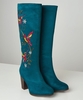 Paradise Birds Embroidered Boots