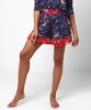 Peacock Frill PJ Shorts