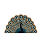 Perfect Peacock Shaped Doormat