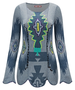 Peruvian Embroidered Knit