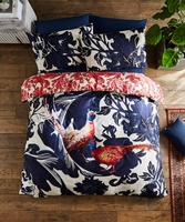 Pheasant Floral Duvet Set