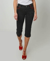 Polka Dot Capri Pants