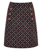 Polka Dot Cord Skirt