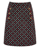 Polka Dot Cord Skirt