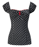 Polka Dot Vintage Top