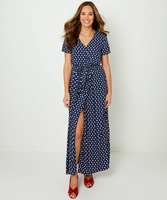 Polka Dot Wrap Dress