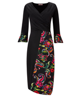 Pop Of Print Dress