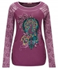 Regal Peacock Top