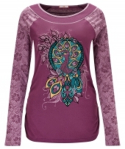 Regal Peacock Top