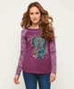 Regal Peacock Top