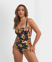 Retro Belted Swimsuit
