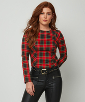 Rock Chick Check Top
