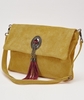 Romola Suede Tassel Bag
