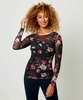 Rose Mesh Top