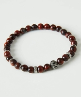 Round Bead And Stone Bracelet