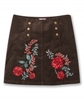 Sassy Embroidered Cord Skirt