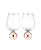 Set Of 2 Stemless Wine Glasses